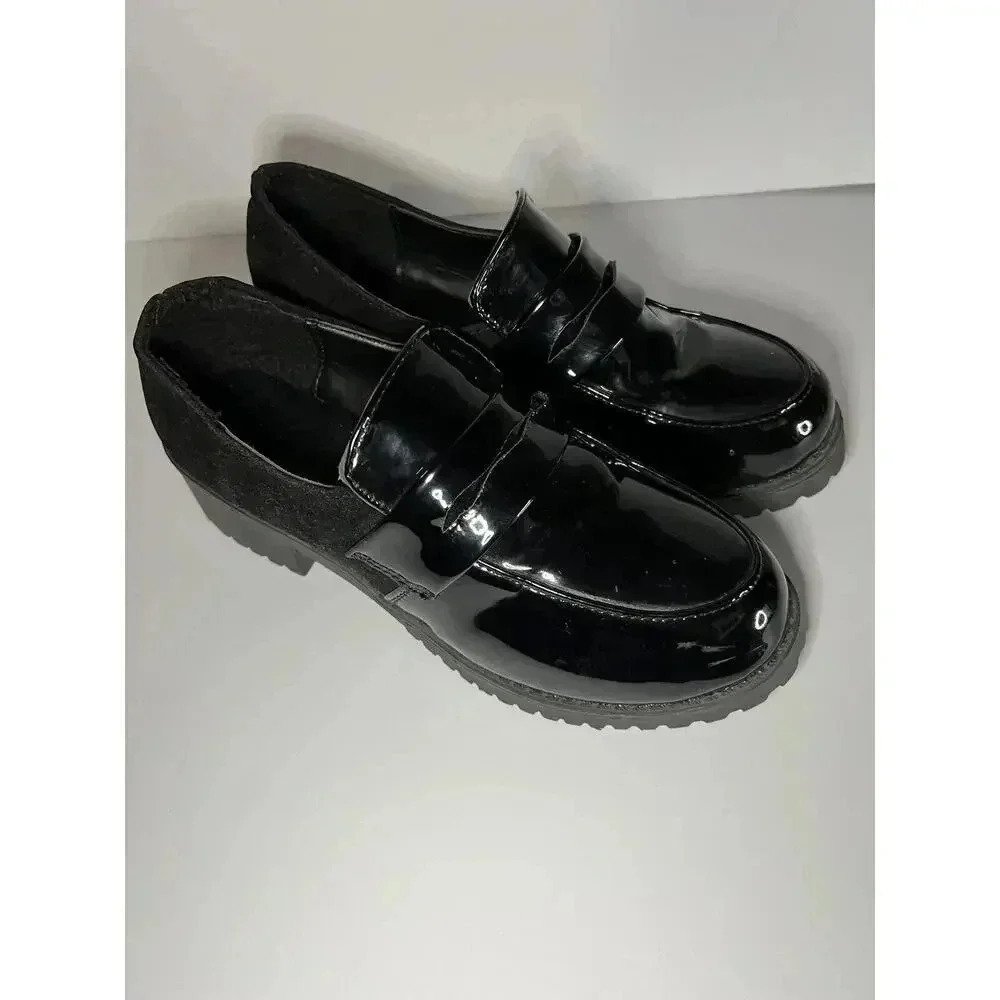 Japanese School Uniform Chunky Heel Student Shoes Maid Lolita Cosplay Preppy Hot - Picture 2 of 6
